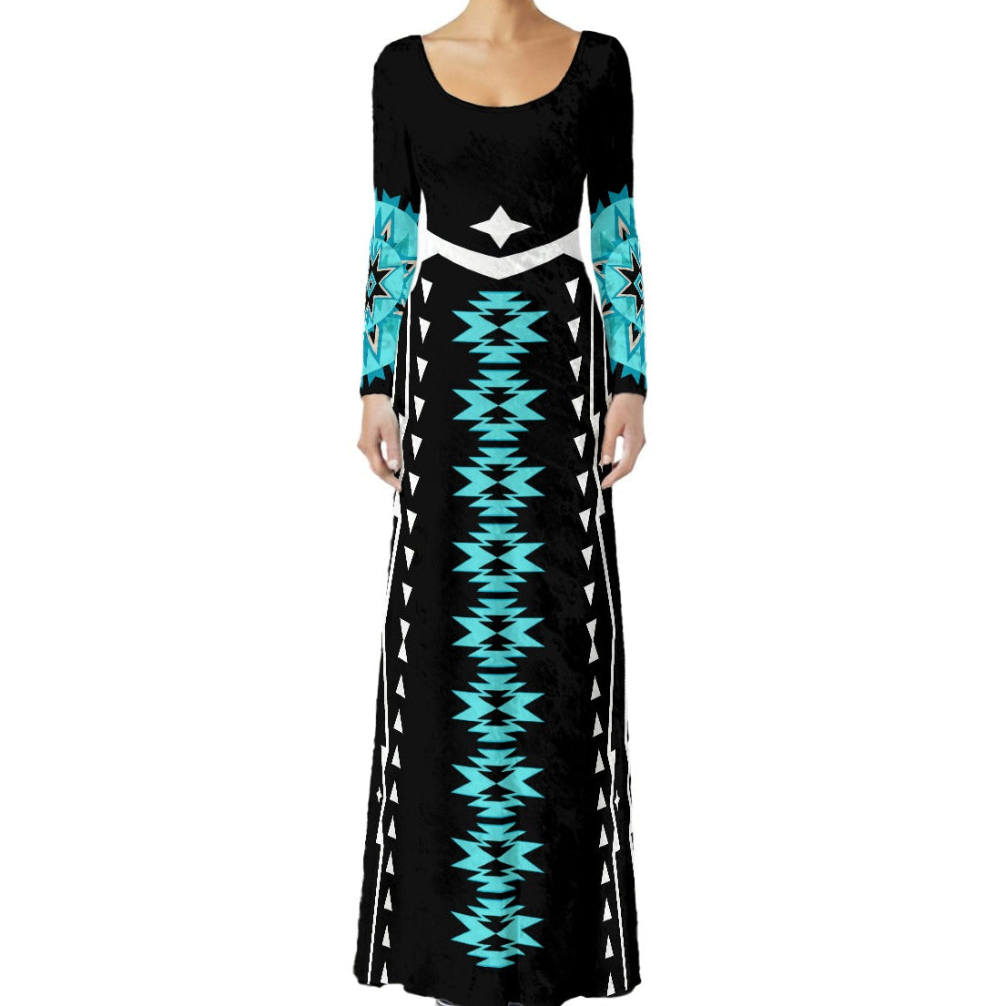 Indigenous Fashion Velvet Maxi 