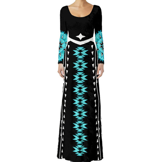 Indigenous Fashion Velvet Maxi 