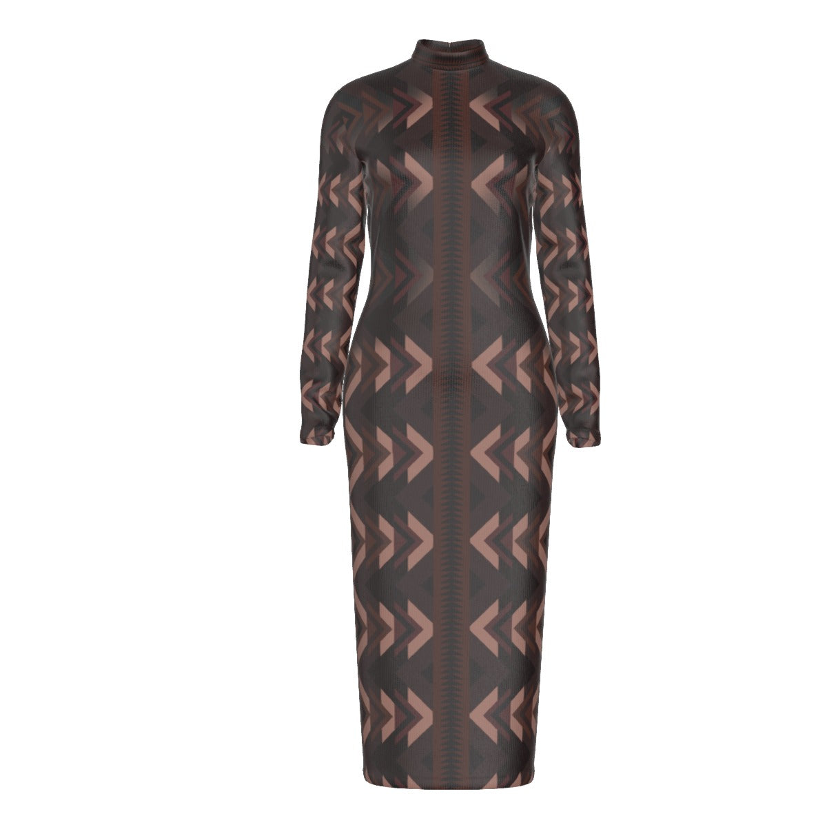 Arrows of Destiny Mockneck Dress