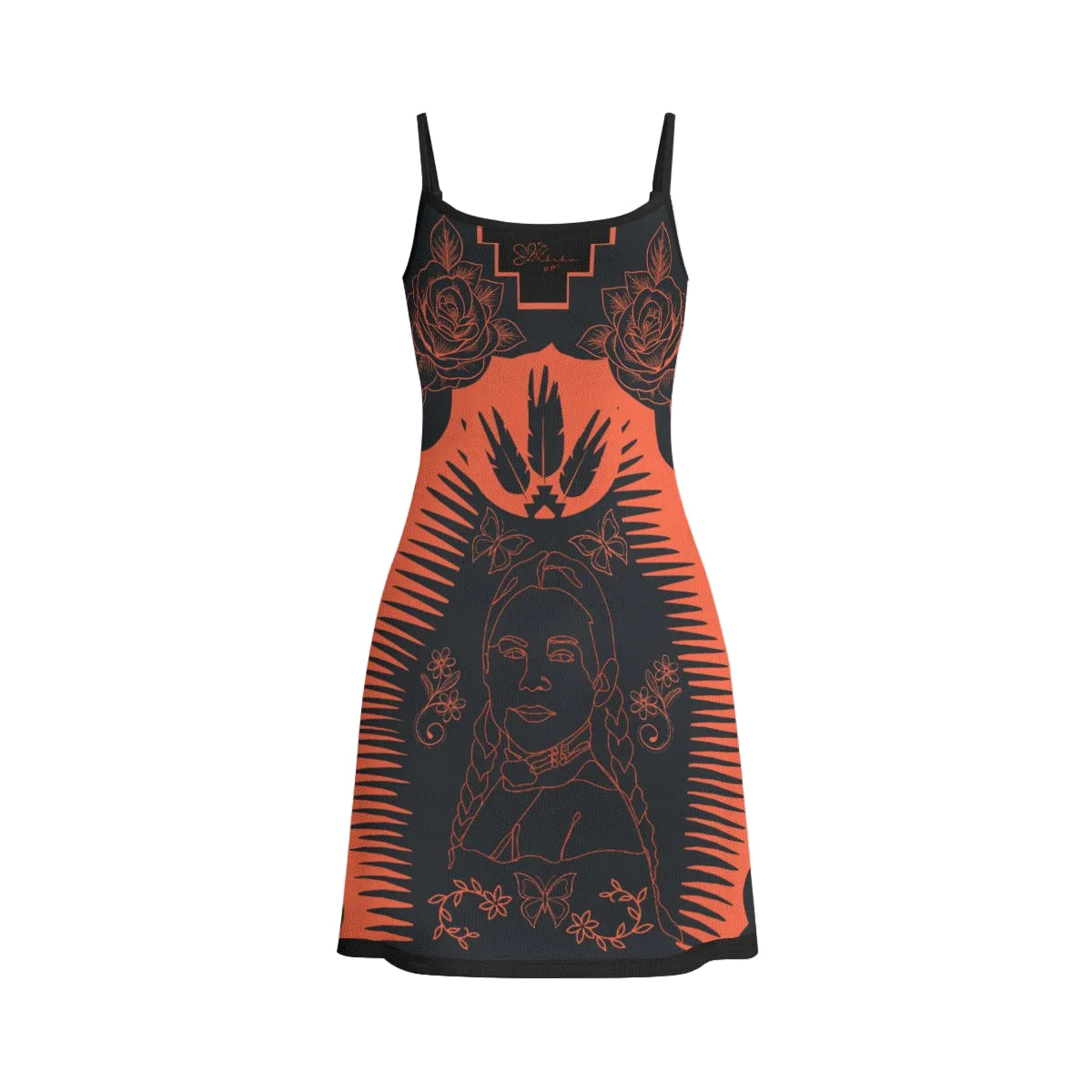 Native Matriarch Double-Layer Mesh Dress