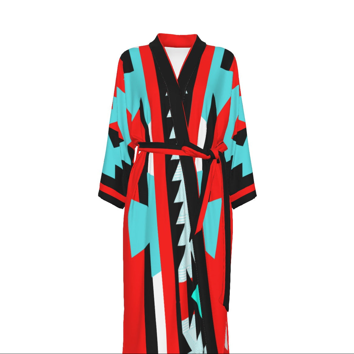 Indigenous kimono robe Native sleepwear
