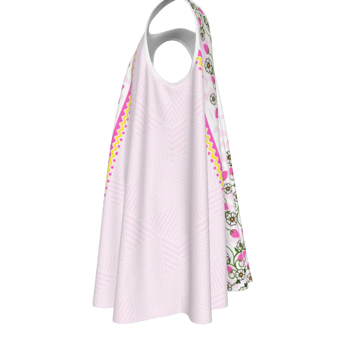 Girls Cotton Strawberry Heart Berry Dress