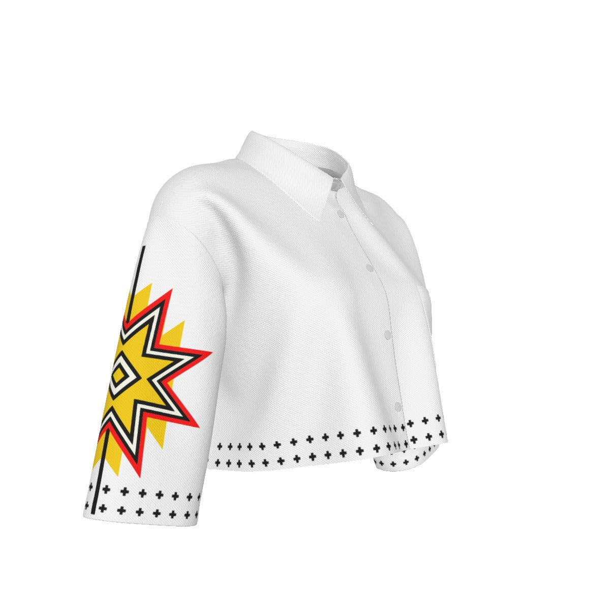 Warrior Fire Star Cropped Jacket