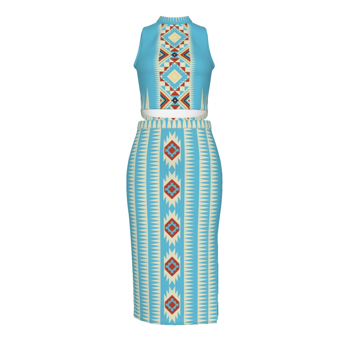 Tribal Baddie Pencil Skirt Set