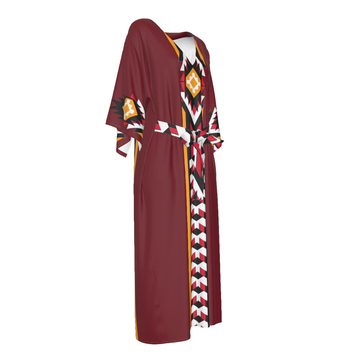 Four Flowy Long Dress
