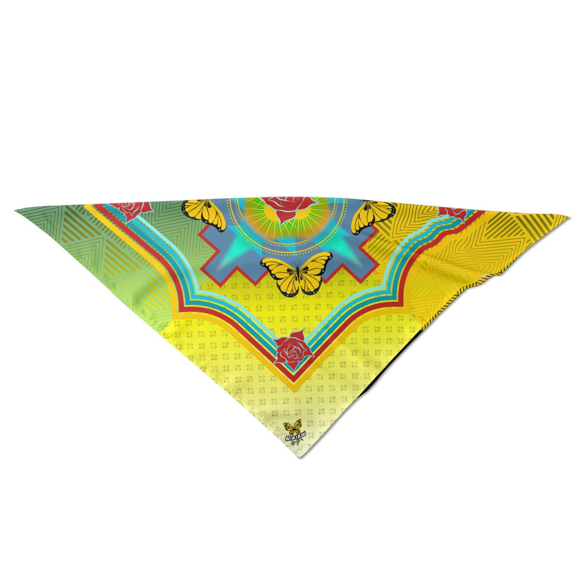 Swallowtail Kokum Silky Scarf