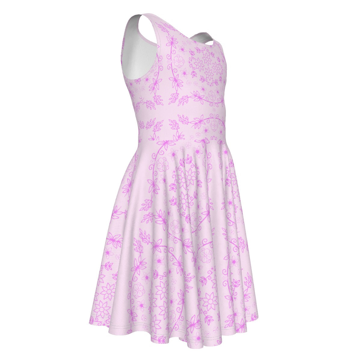 Girl's Woodland Floral Dress