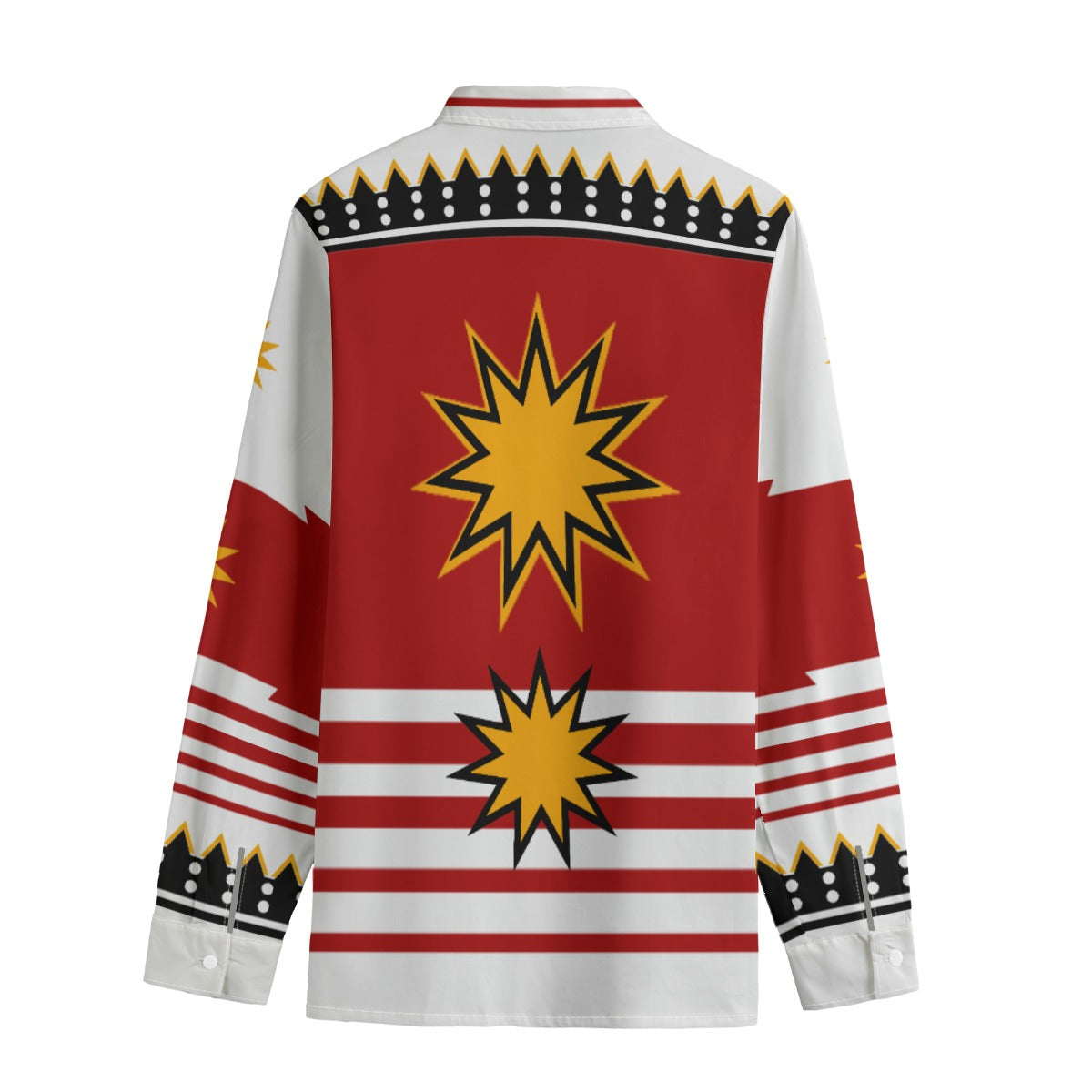 Sun is Shining sakastew ᓴᑲᐢᑌᐤ Cotton Long Sleeve Shirt