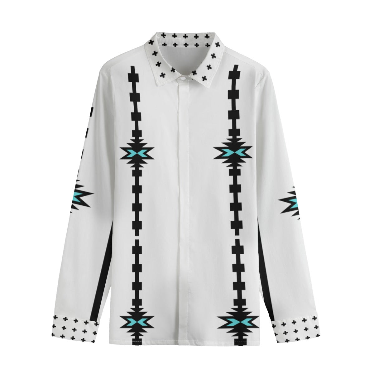 Tribal Cotton Dress Shirt
