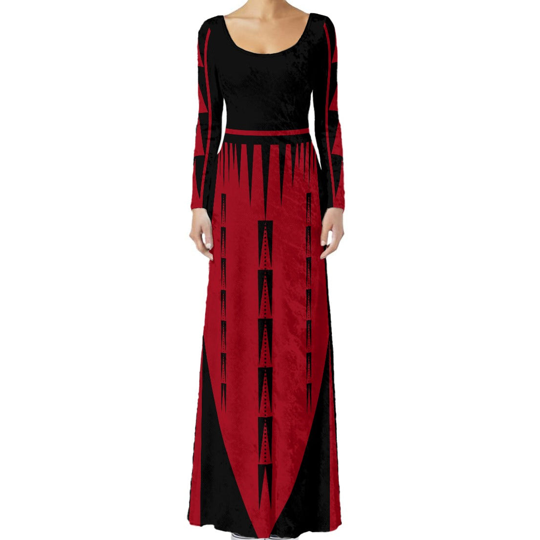 Indigenous Fashion Velvet Maxi 