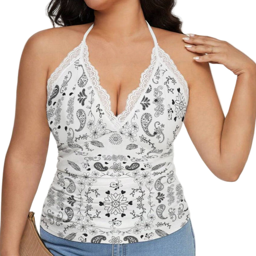 Lace Halter Top