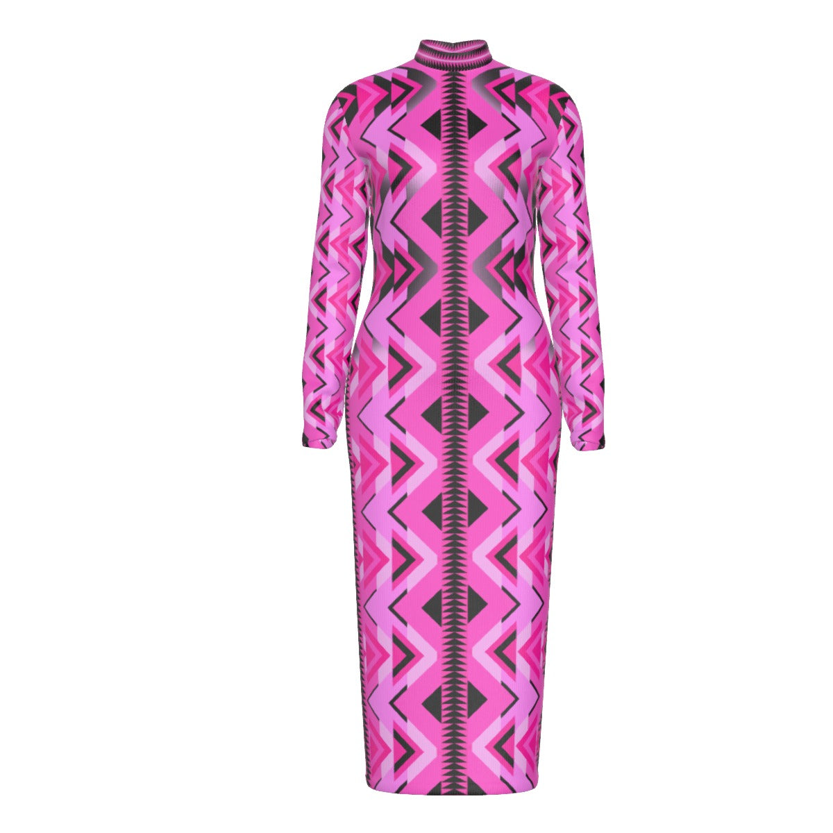 Arrows of Destiny Mockneck Dress