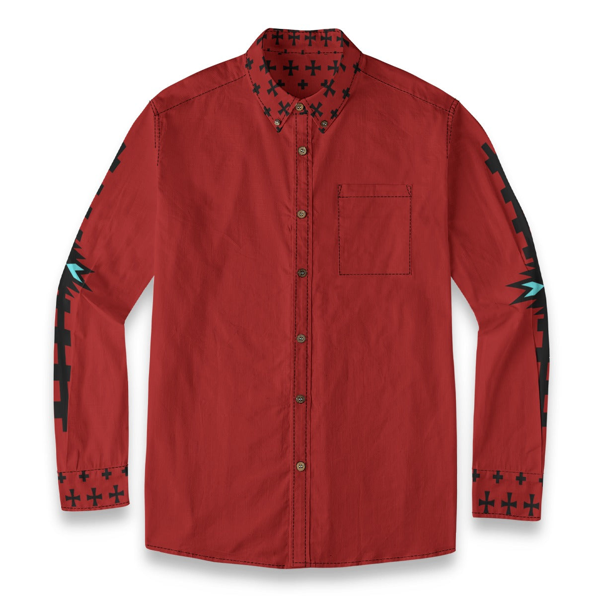 Tribal Cotton Long Sleeve Shirt