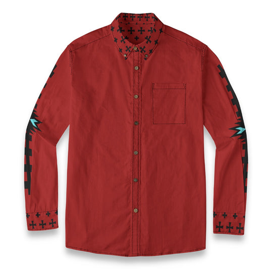 Tribal Cotton Long Sleeve Shirt