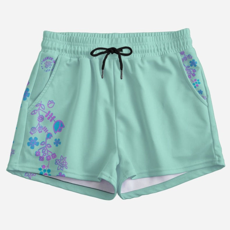 Native Floral Casual Shorts
