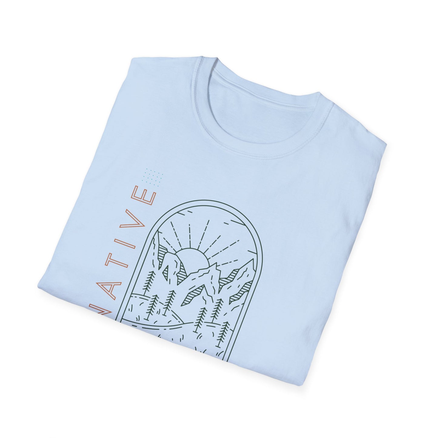 Minimalistic Native Land Soft Style T-Shirt