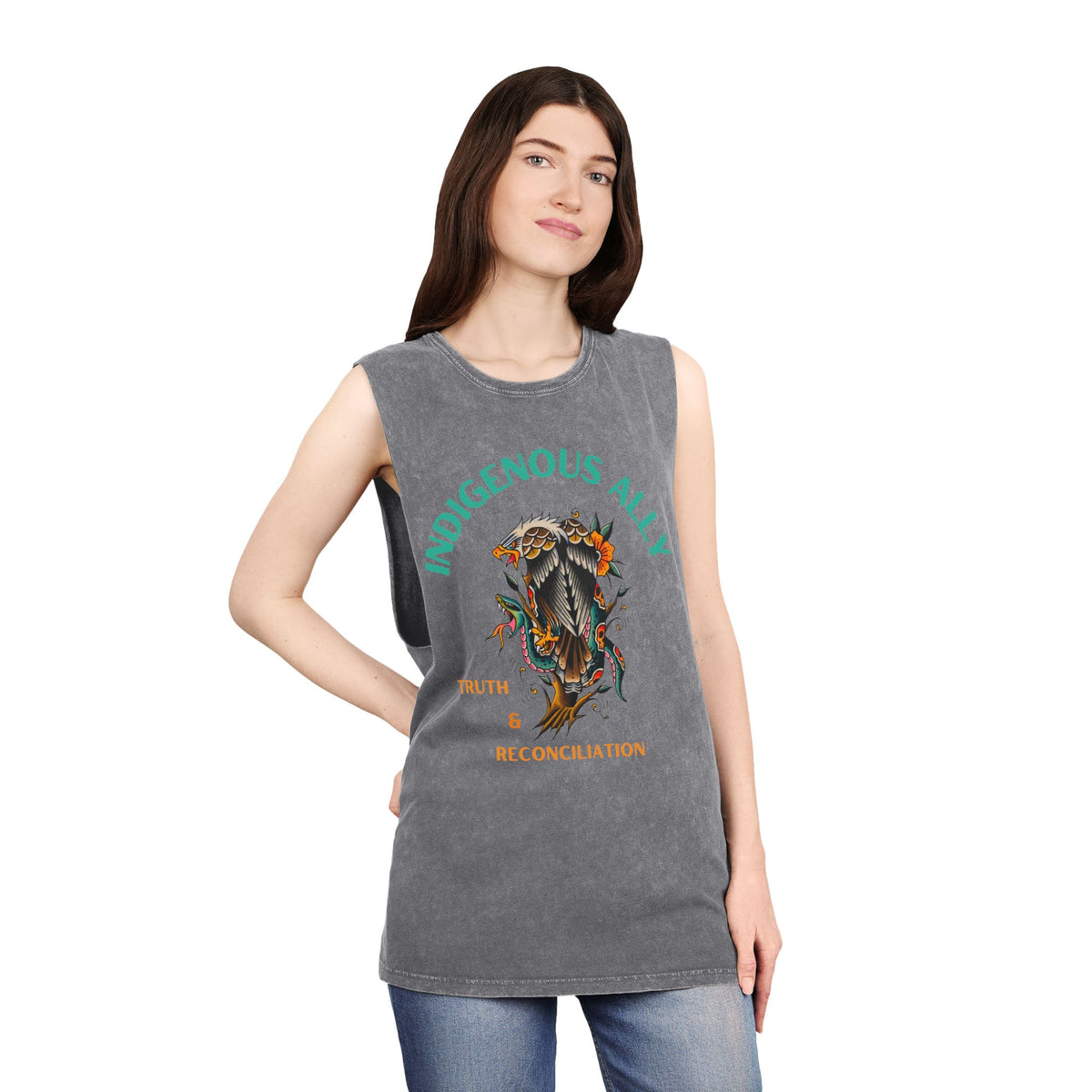 Indigenous Ally Stonewash Tank Top