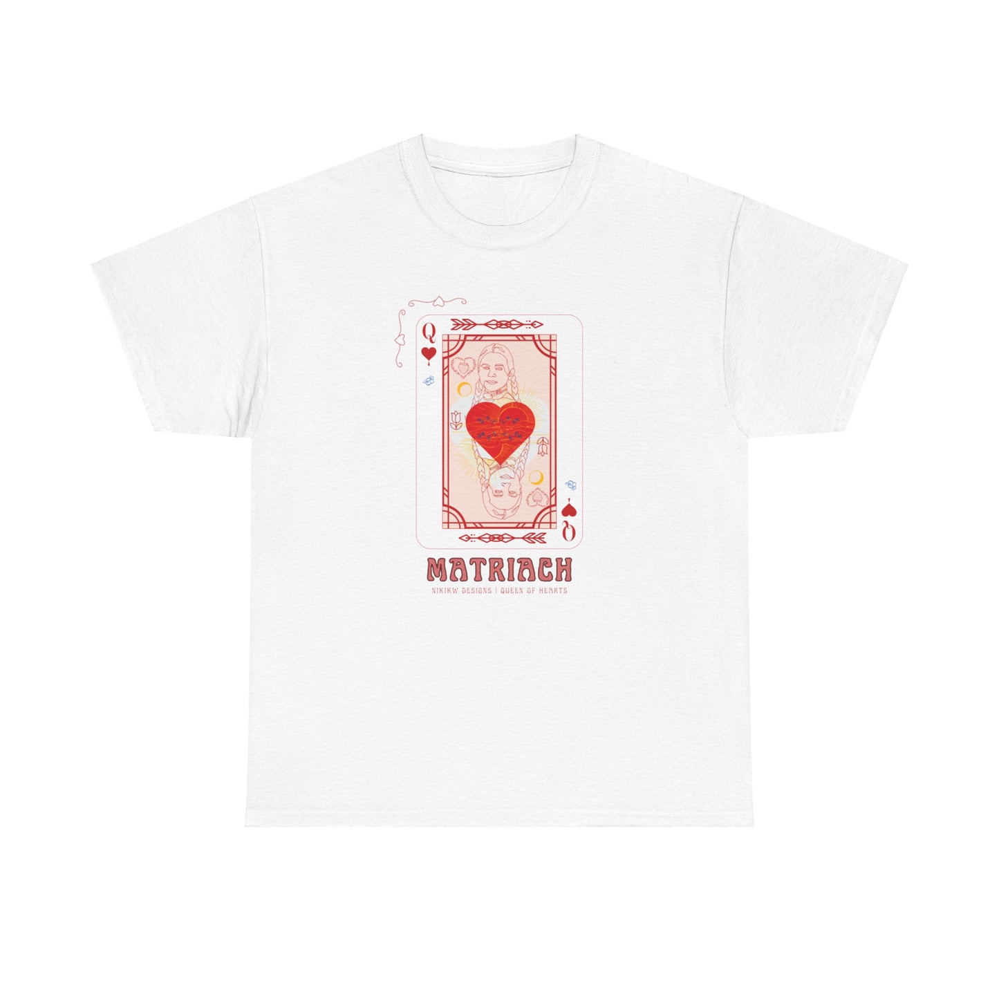 Queen Of Hearts Heavy Cotton Tee