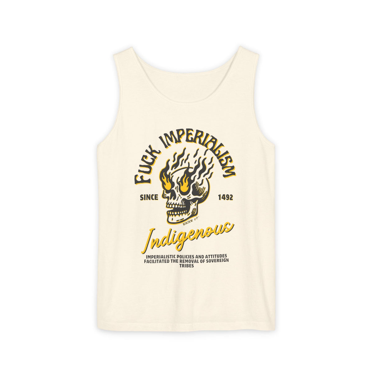 Fuck Imperialism Cotton Tank Top