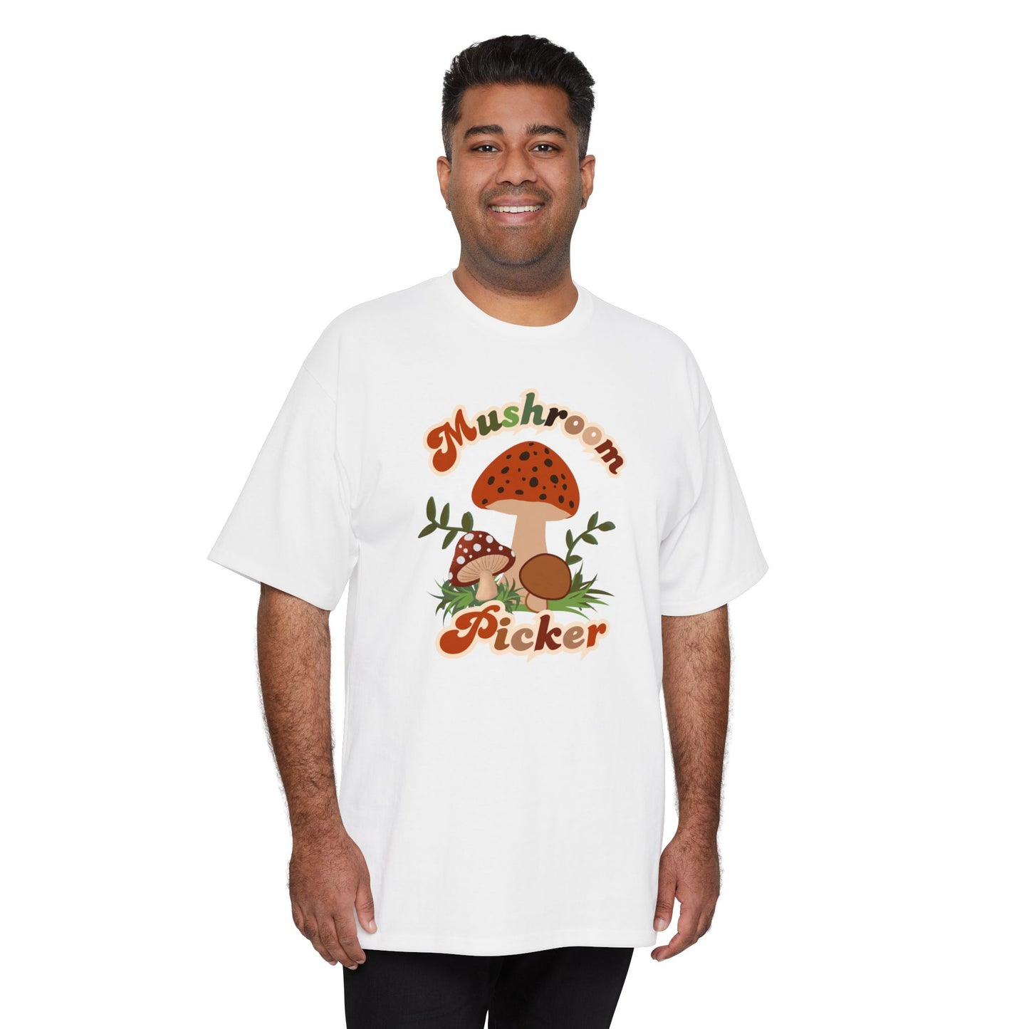 Mushroom Picker Cotton Tall T-Shirt