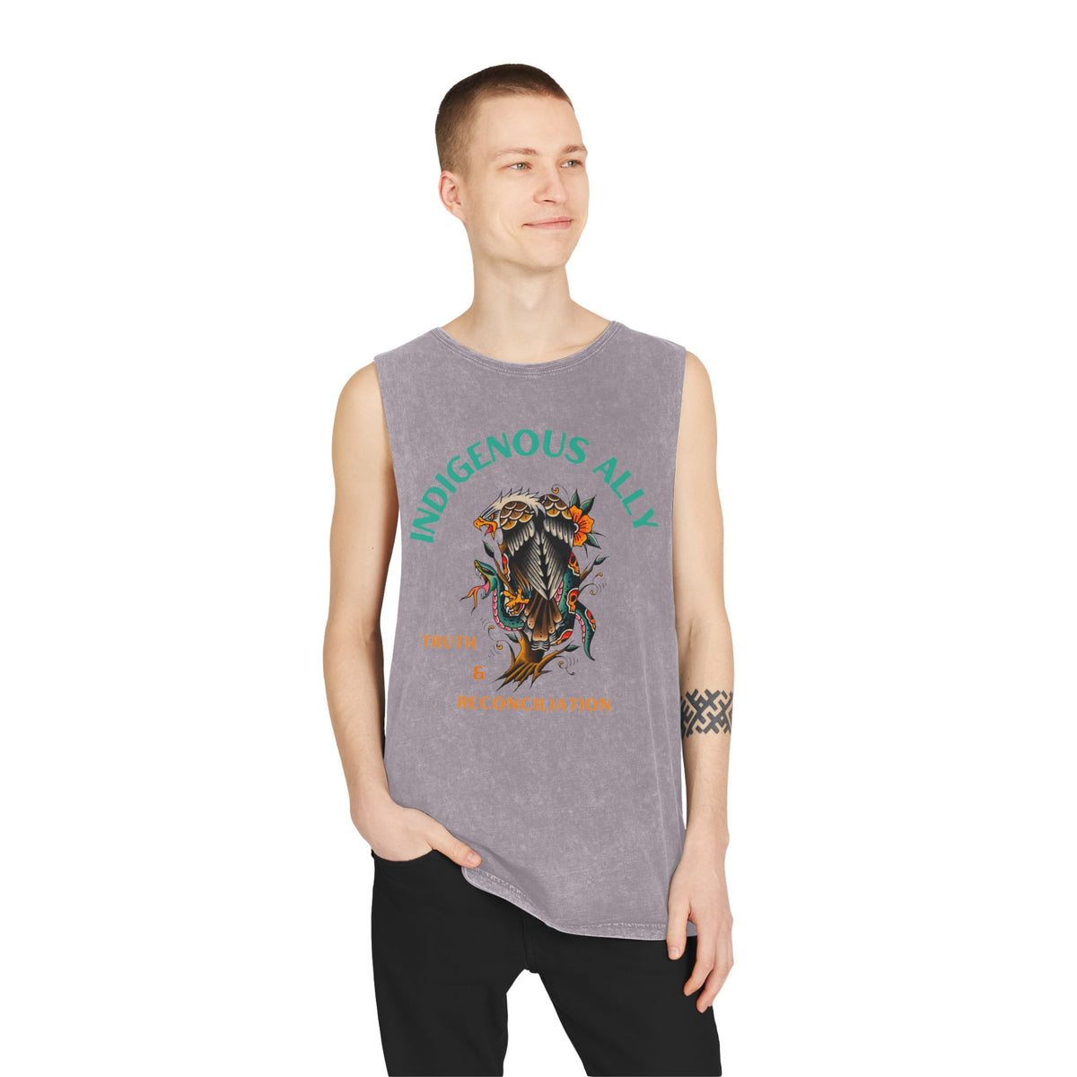 Indigenous Ally Stonewash Tank Top