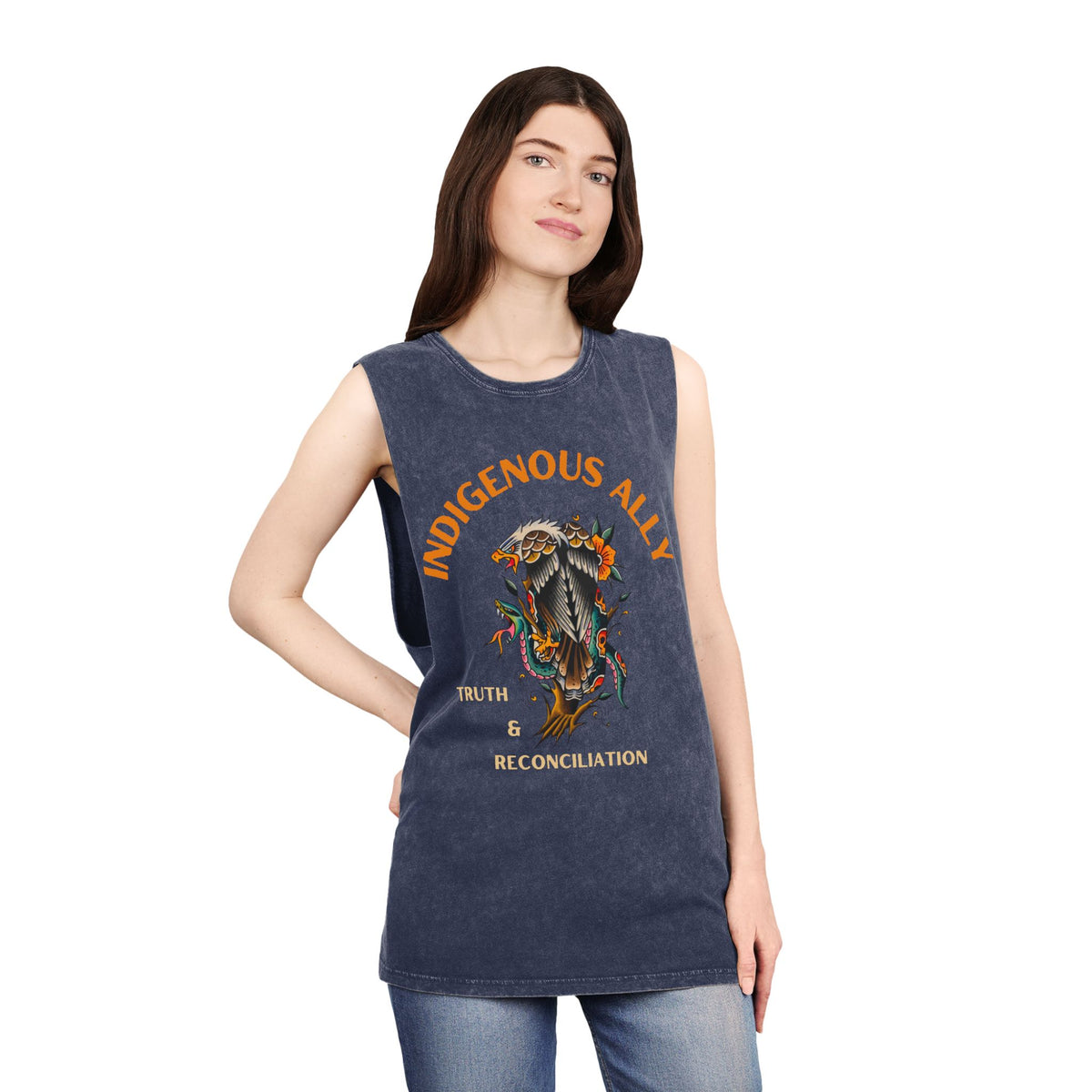 Indigenous Ally Stonewash Tank Top