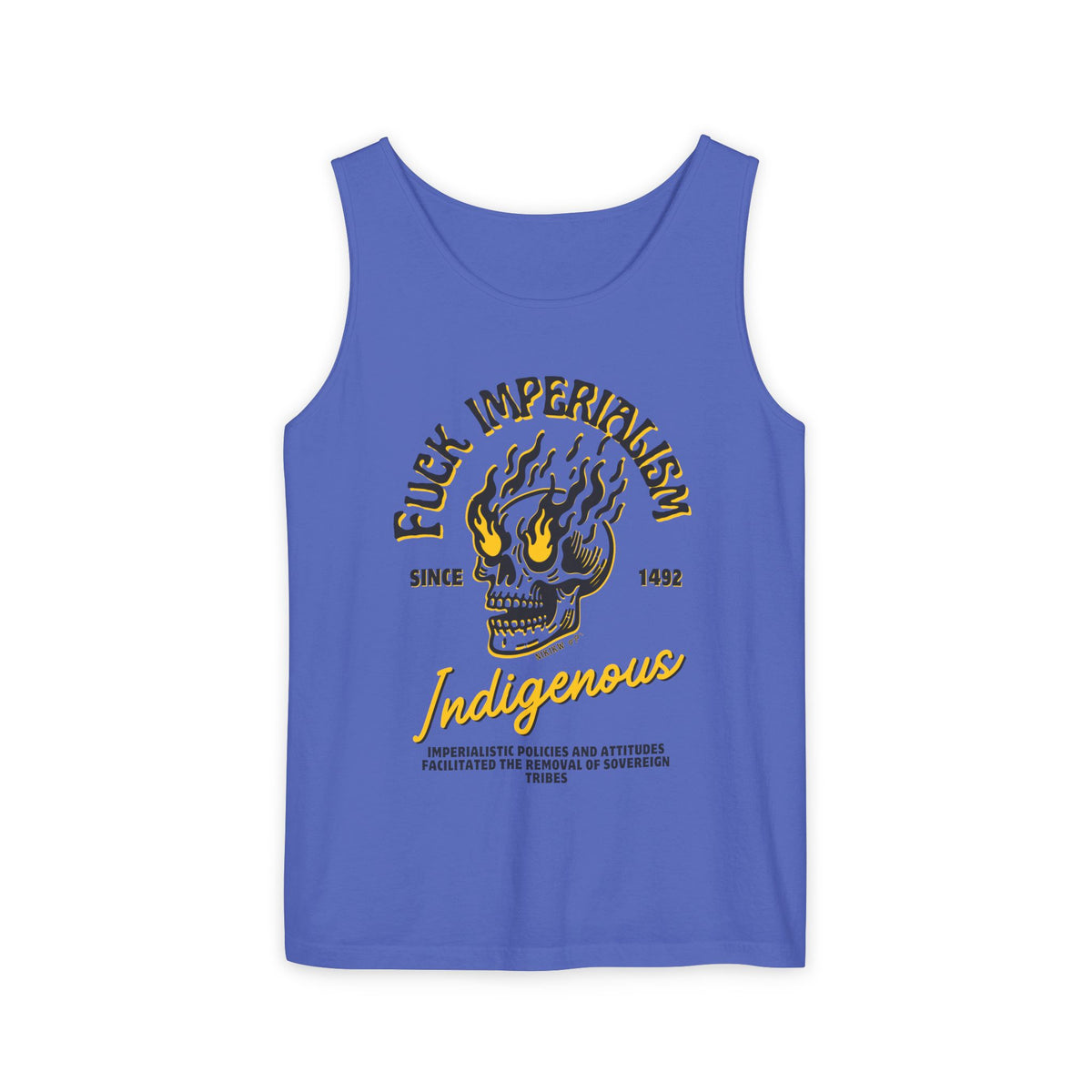 Fuck Imperialism Cotton Tank Top