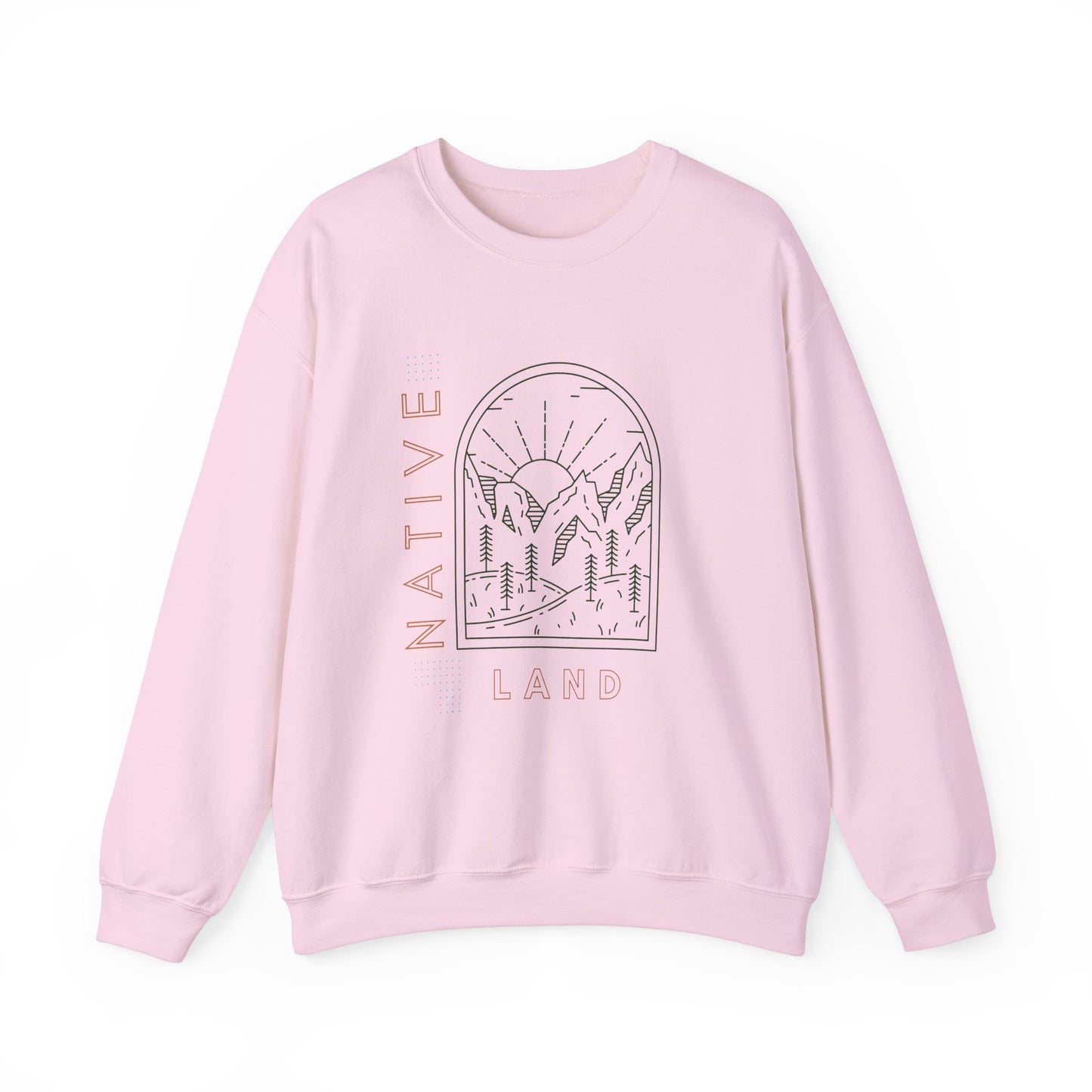 Native Land Heavy Blend Crewneck Sweatshirt