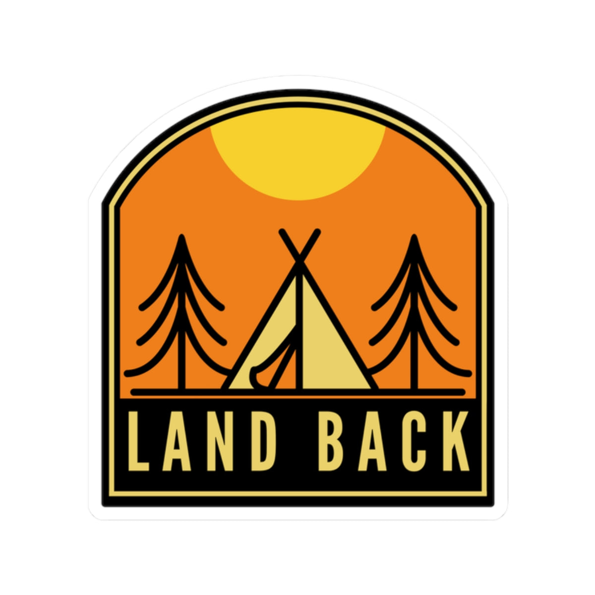 Land Back Stickers