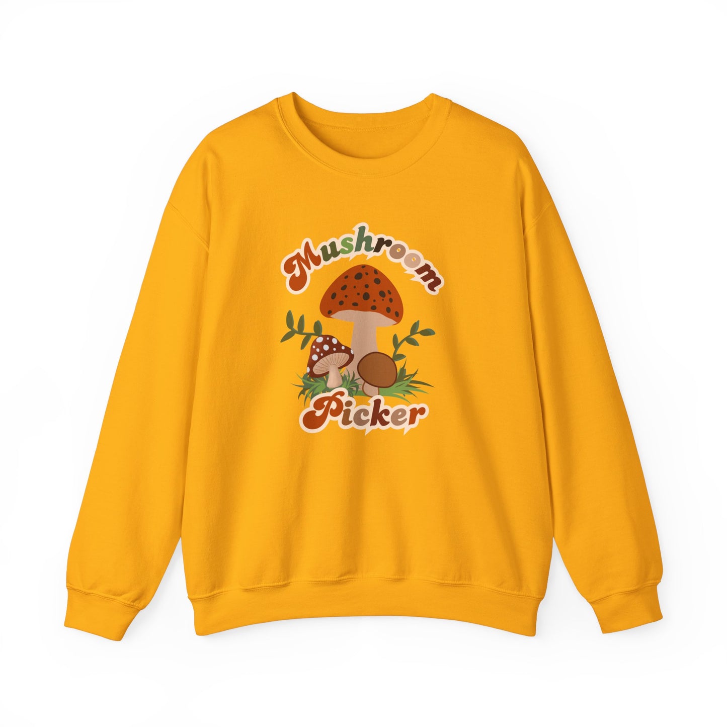 Mushroom Picker Heavy Blend Crewneck Sweatshirt