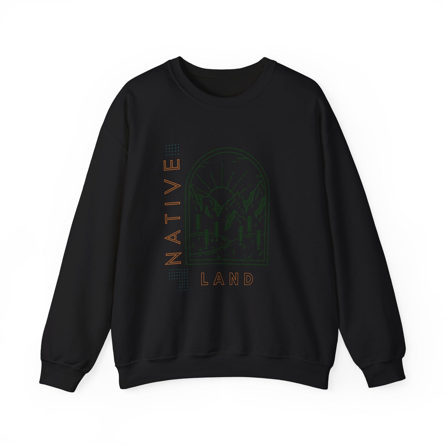 Native Land Heavy Blend Crewneck Sweatshirt