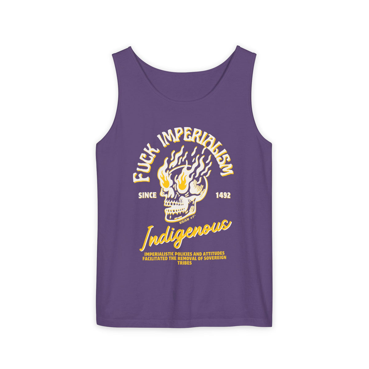 Fuck Imperialism Cotton Tank Top