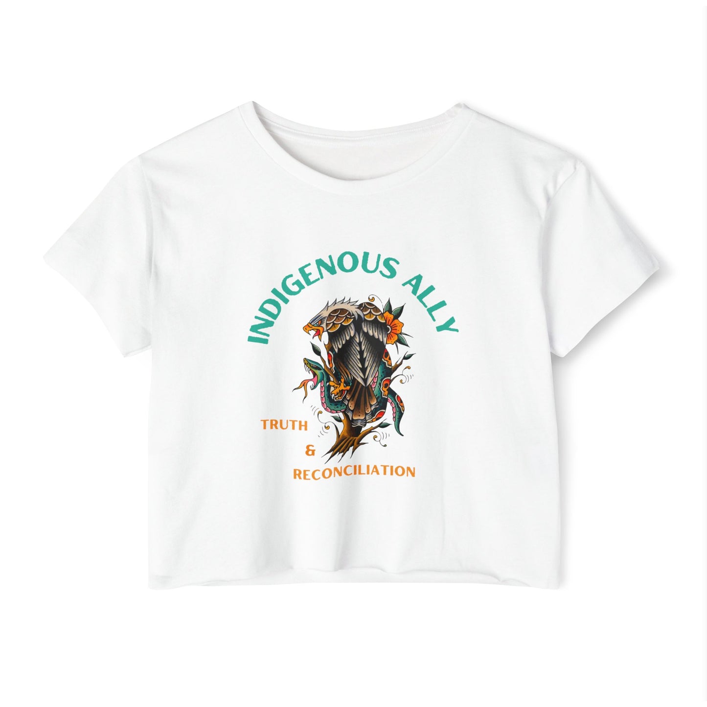 Indigenous Ally Tatty Crop Top