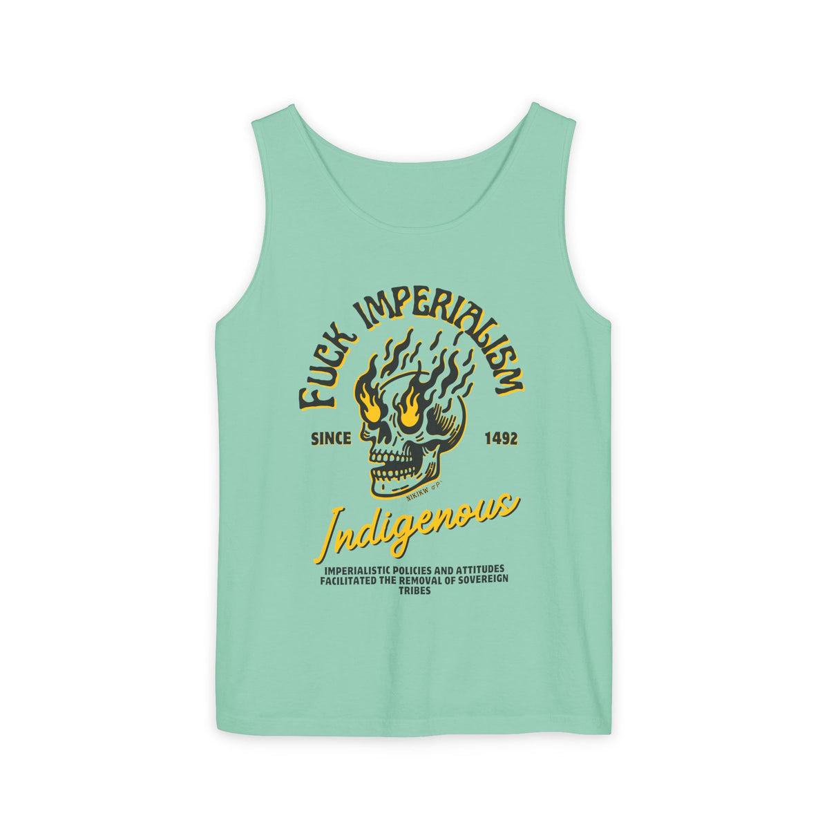 Fuck Imperialism Cotton Tank Top