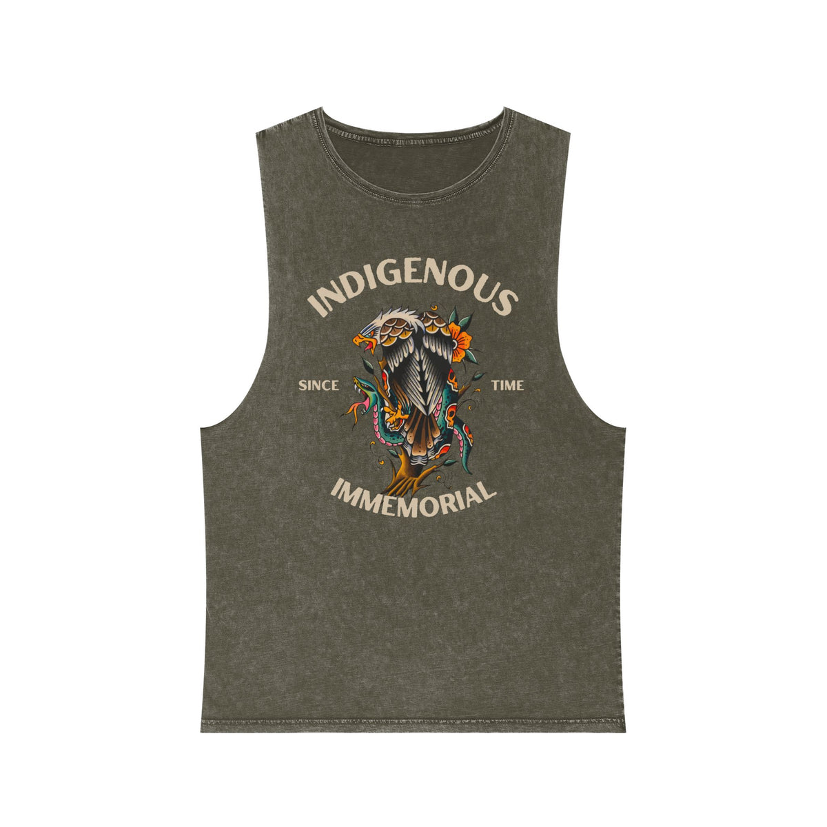 Tatty Unisex Stonewash Tank Top