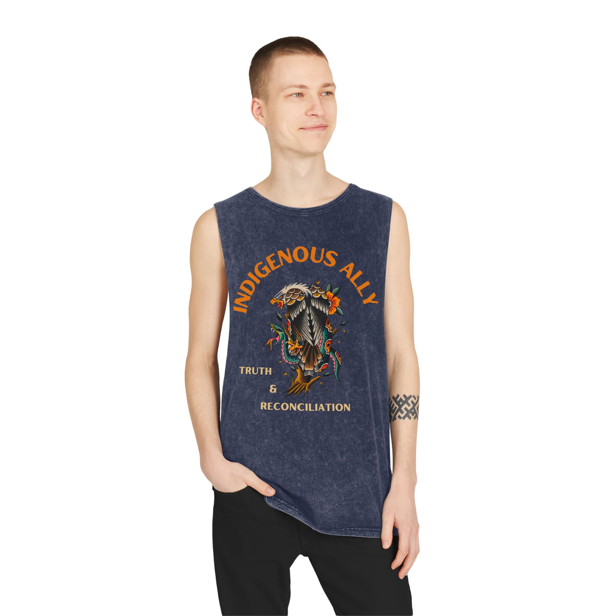 Indigenous Ally Stonewash Tank Top