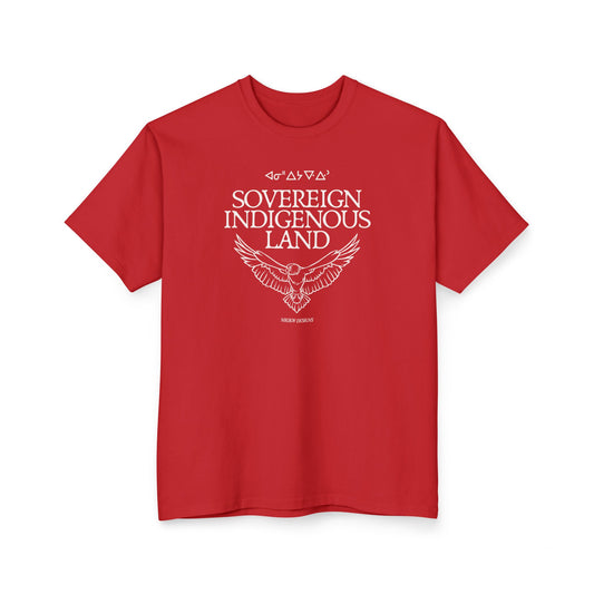 Sovereign Indigenous Land TALL T-Shirt Cotton