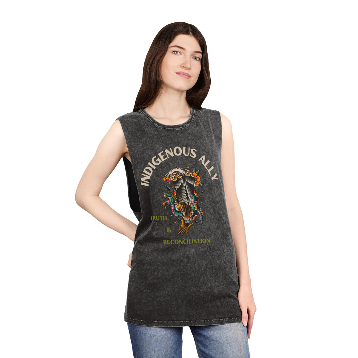 Indigenous Ally Stonewash Tank Top