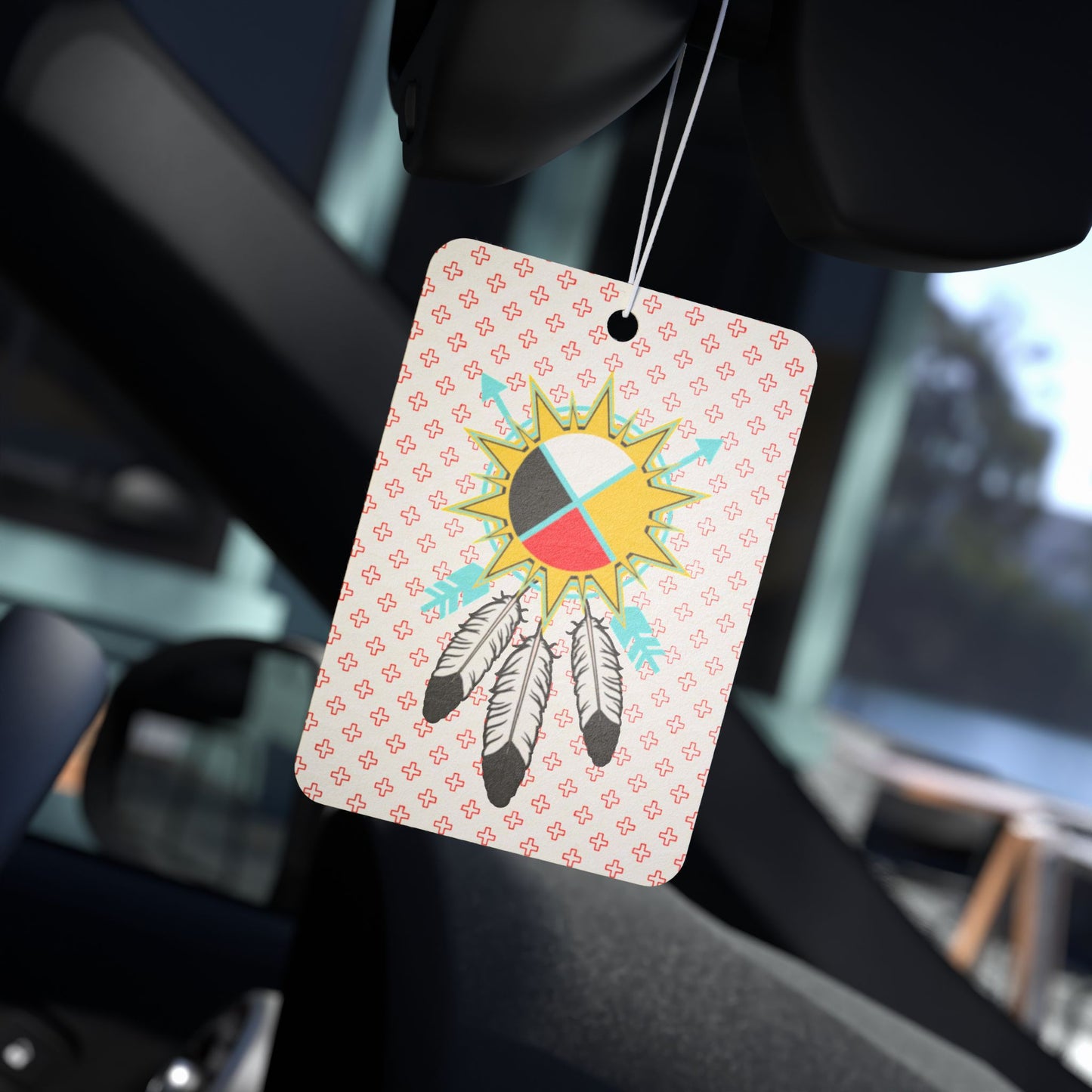 Medicine Wheel Car Air Freshener