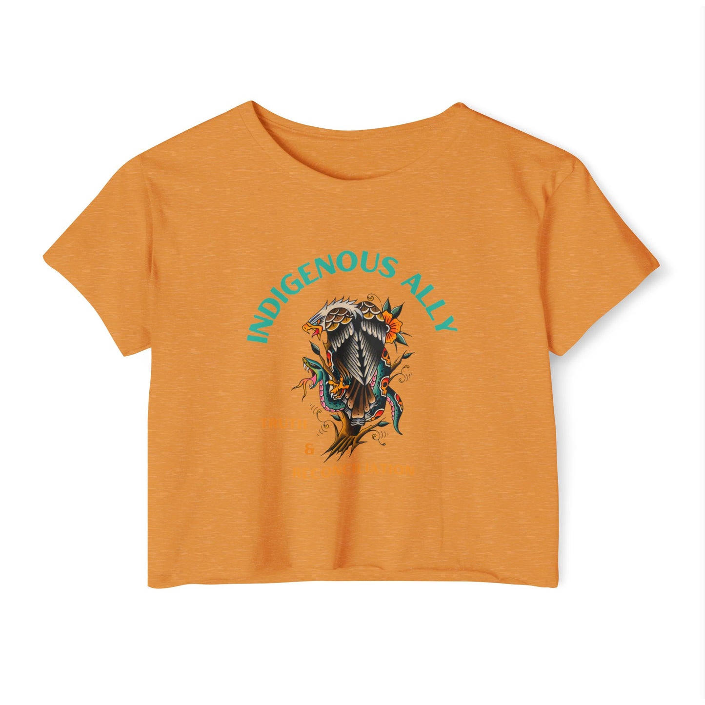 Indigenous Ally Tatty Crop Top