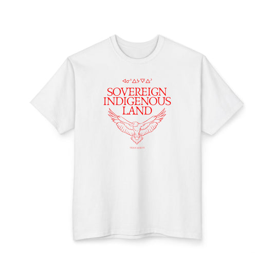 Sovereign Indigenous Land TALL T-Shirt Cotton