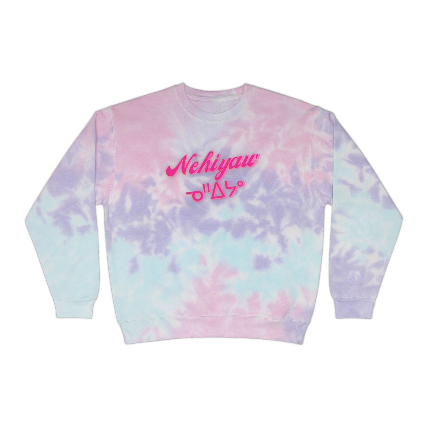 Nehiyaw Cree Tie-Dye Sweatshirt