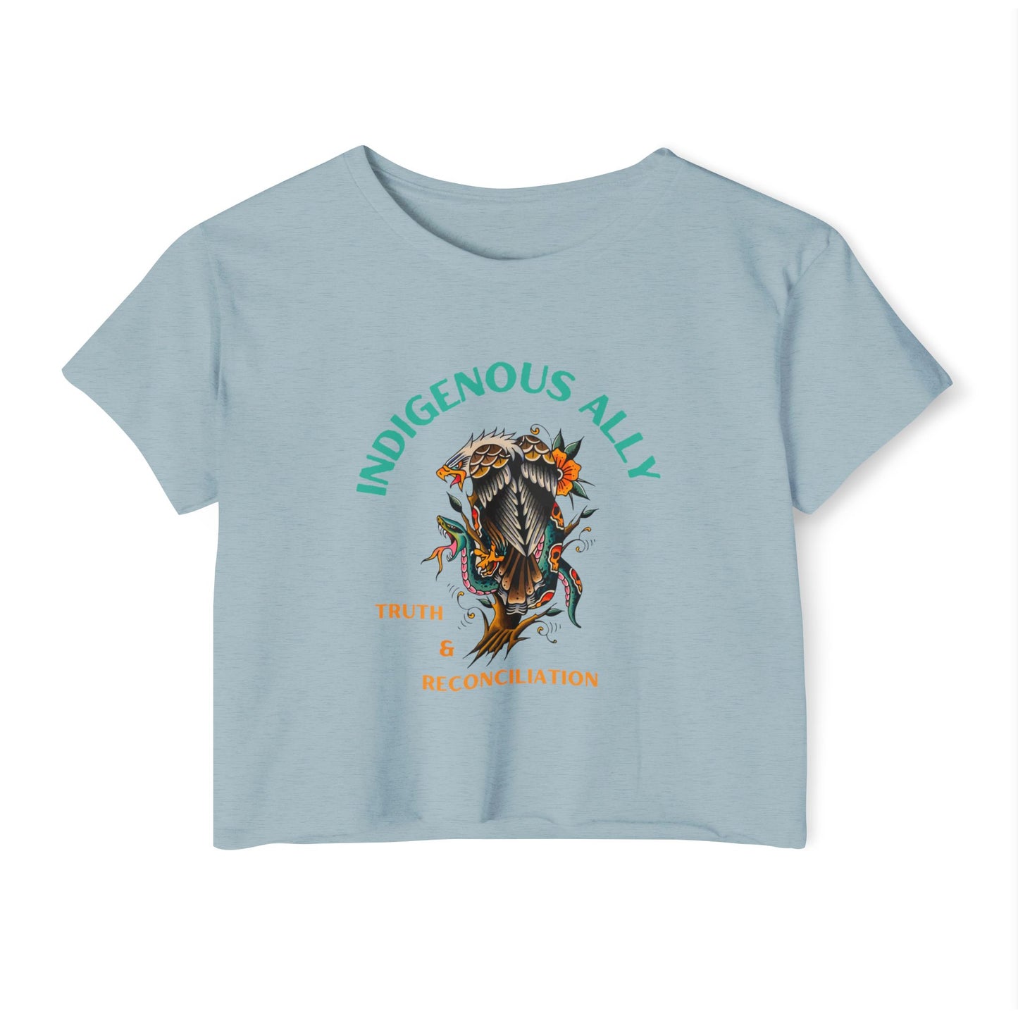 Indigenous Ally Tatty Crop Top