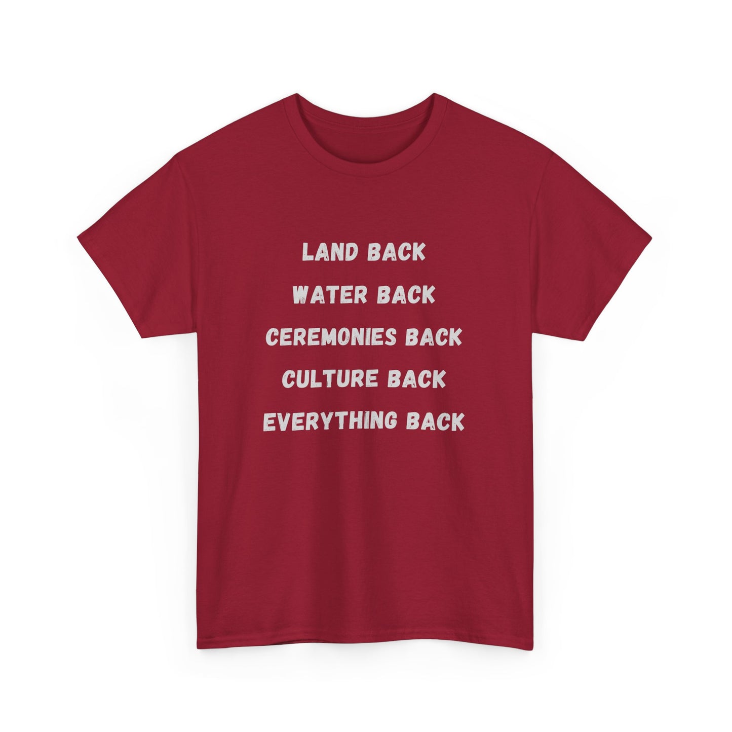 Land Back Heavy Cotton Tee