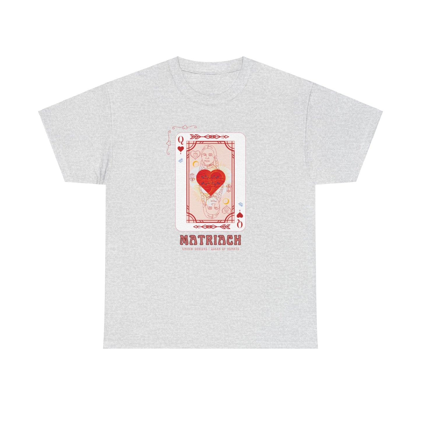 Queen Of Hearts Heavy Cotton Tee