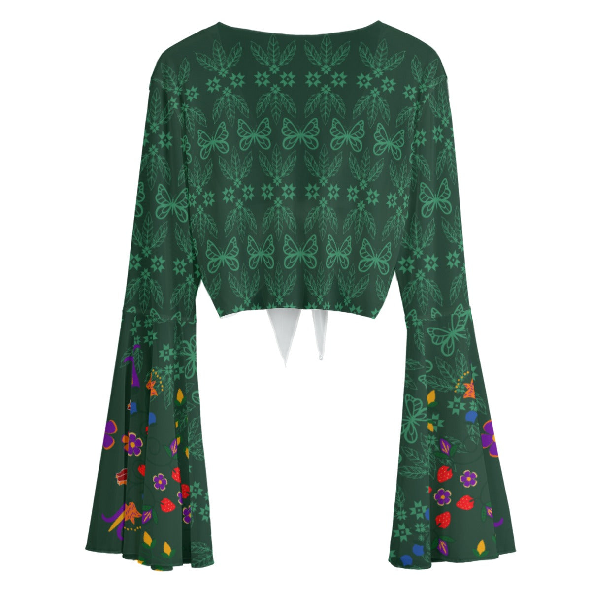 Butterfly Floral Sheer Lounge Thong Set