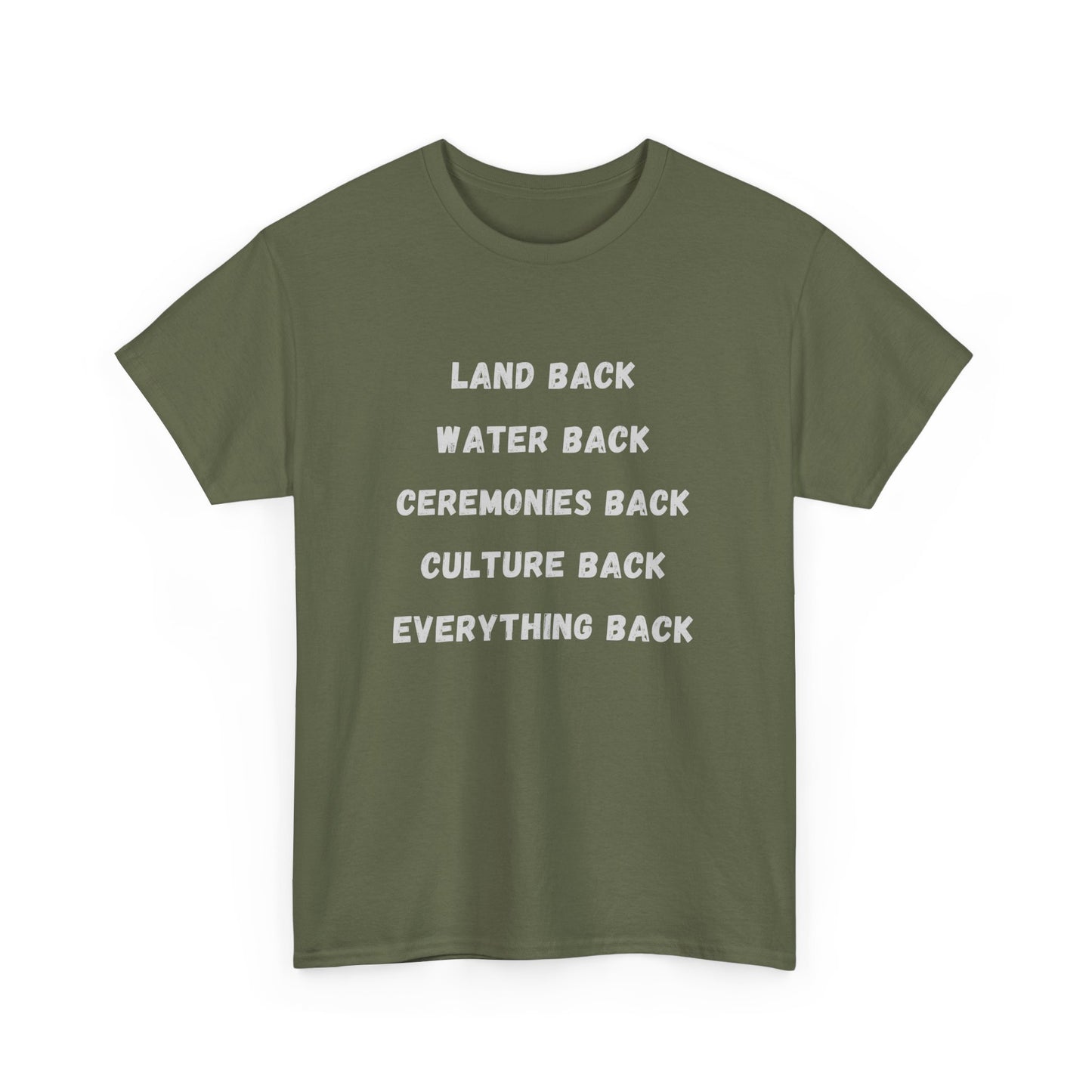 Land Back Heavy Cotton Tee