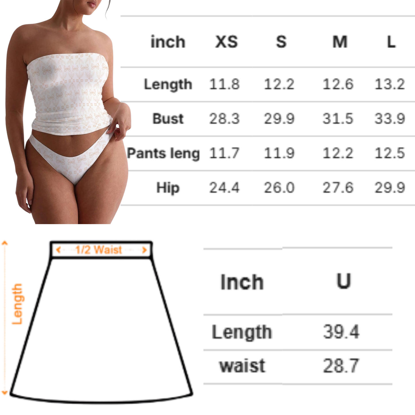 Butterfly Floral Sheer Lounge Thong Set