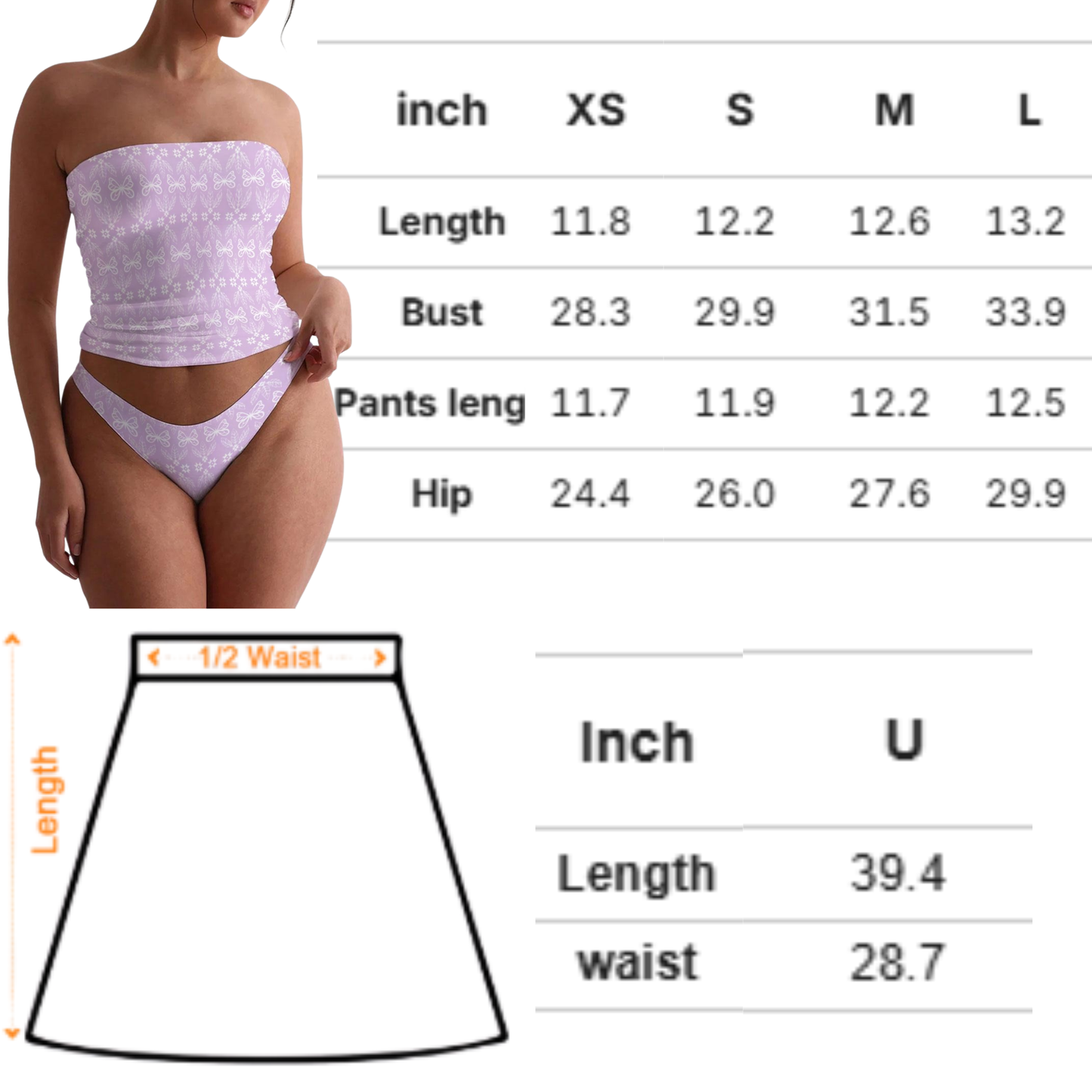 Butterfly Floral Sheer Lounge Thong Set Blossom