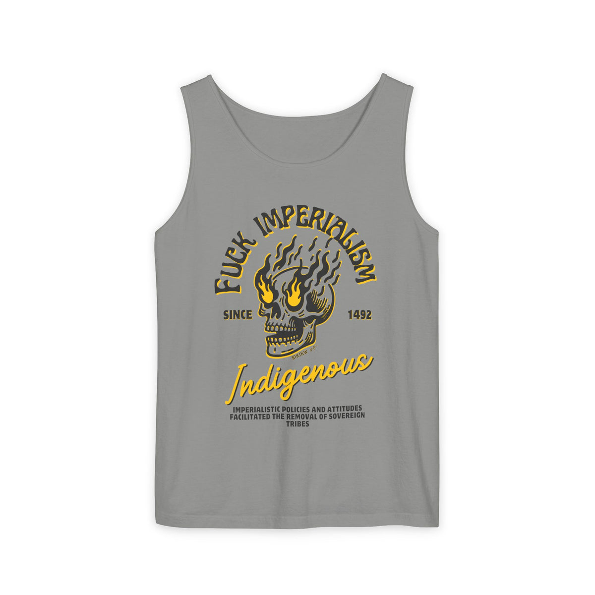 Fuck Imperialism Cotton Tank Top